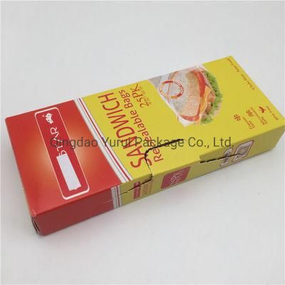 Household Food Standard LDPE Plastic Ziplock Sandwich Bags
