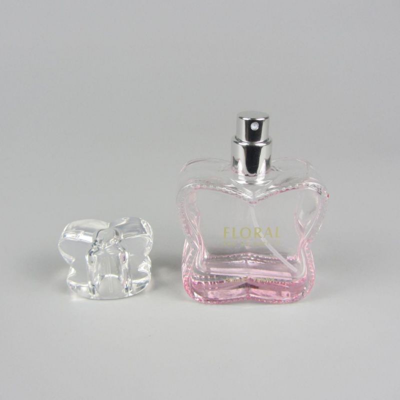 Empty Glass Perfume Spray Bottle 50ml with Printing