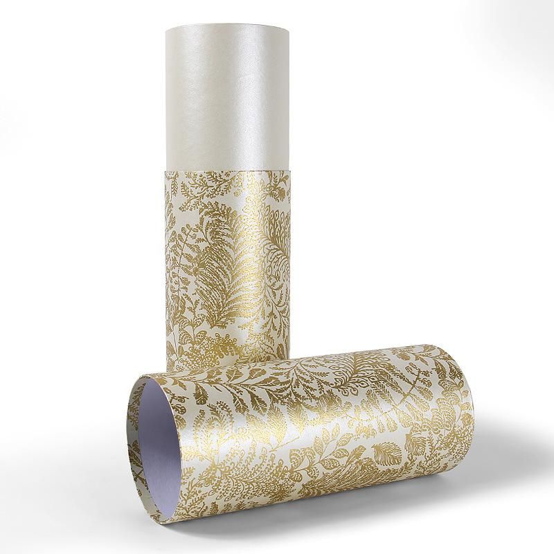 Glossy Lamination Cardboard Cylinder Poster Storage Paper Tubes Packaging for Poster Painting Collection