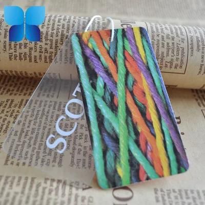 Garment Customized Paper Label Hang Tag in Black Color