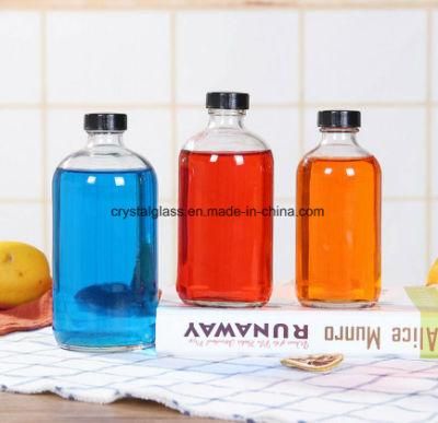 China OEM/ODM Boston Round Drinks Coffee Glass Bottle Supplier