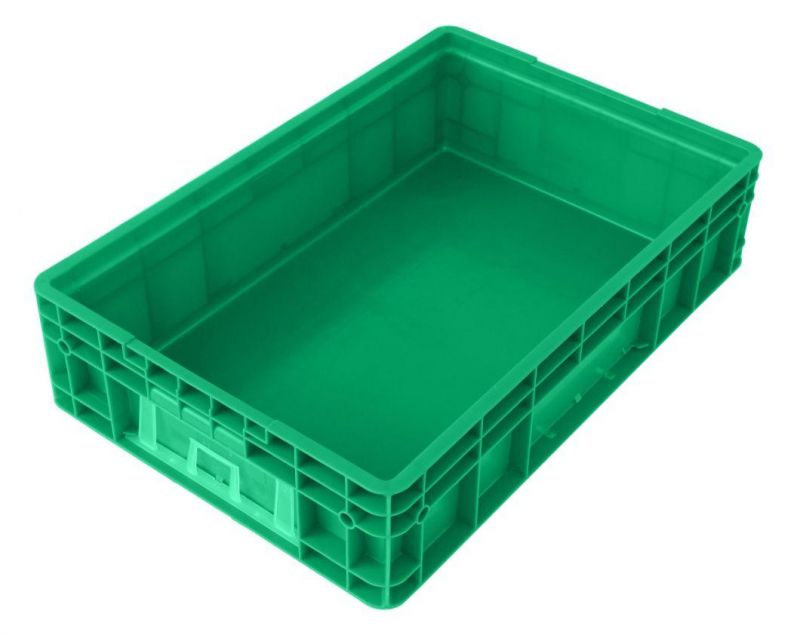 EU4615 H Box Plastic Turnover Box for Storage, EU Standard Plastic Box for Various Purposes