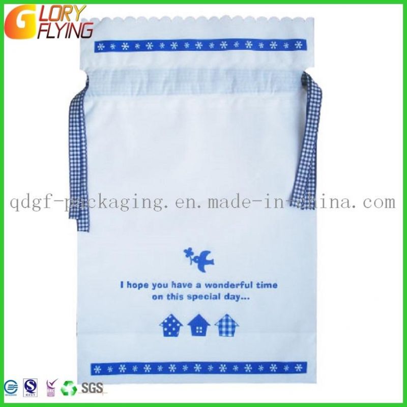 Plastic Shopping Bag/Gift Bag with Hard Plastic Handles