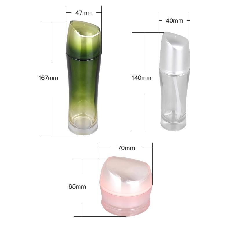High-Grade 50ml 120ml Luxury Design Skin Care Pakcaging Acrylic Lotion Bottle for Skin Case