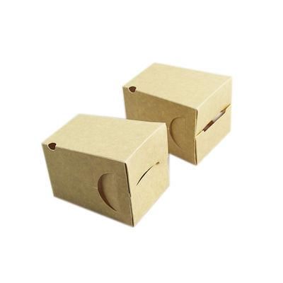 Custom Disposable Food Paper Kraft Cardboard French Fries and Snacks Food Packing Gift Paper Box