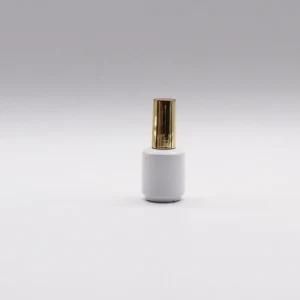 Wholesales Empty 12ml Custom Nail Polish Bottle Designer Glass Bottles Printing White
