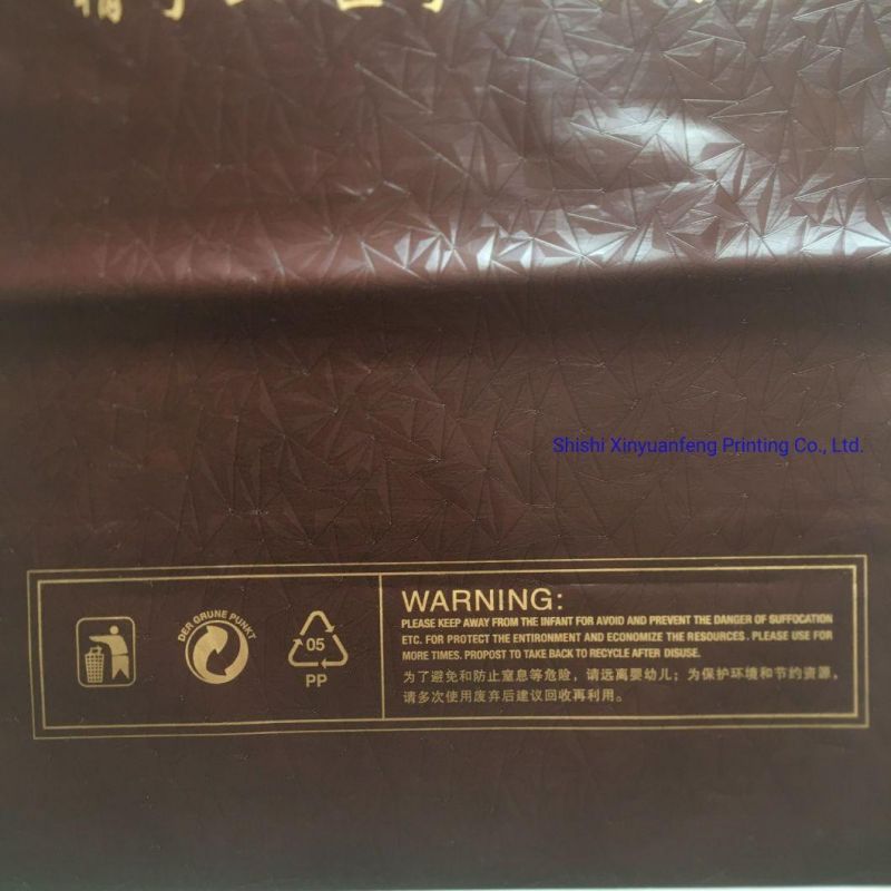 Zipper Bag for Clothing Packaging Bags CPE Plastic Bag Poly Bag Manufacturer
