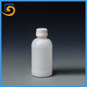 250ml Round Empty HDPE Plastic Liquids Bottle (leak resistant cap)