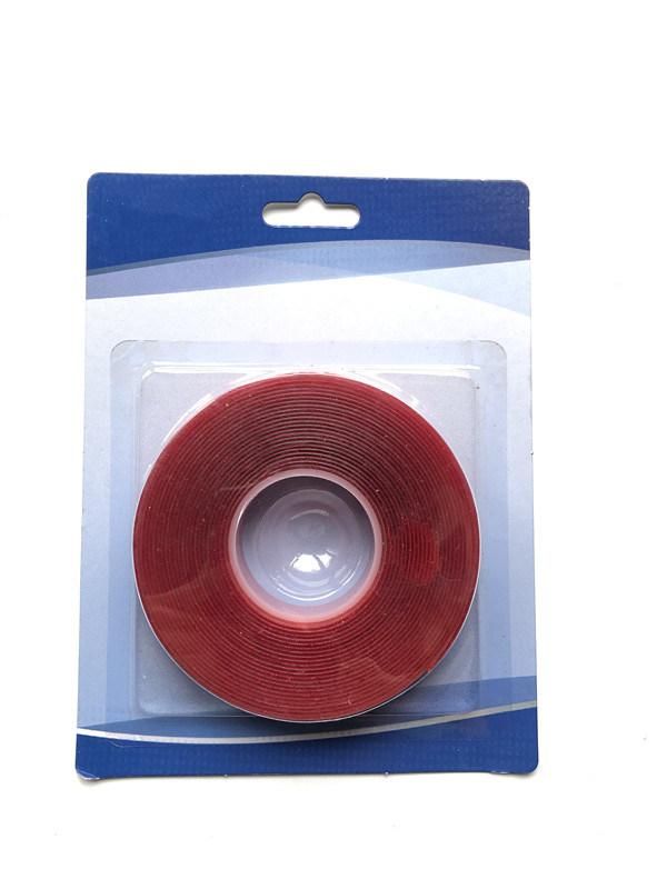 2m Red Waterproof Removable Transparent Traceless Nano Tape