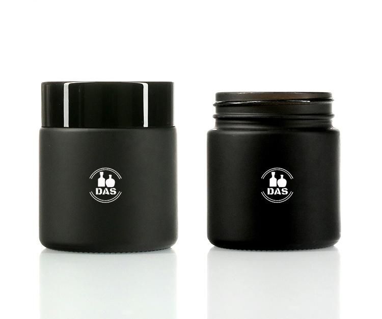 50ml 100ml 120ml 150ml 200ml 4oz Cosmetic Packaging Clear Pet Plastic Cream Jar with Plastic Lid