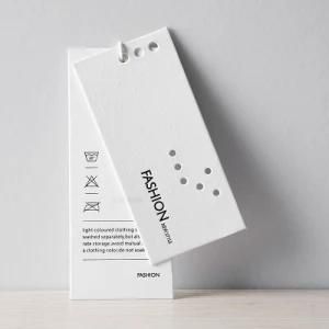 Factory Price Custom High-End Quality Heat Seal Letters Clothing Hang Tag Swing Tags