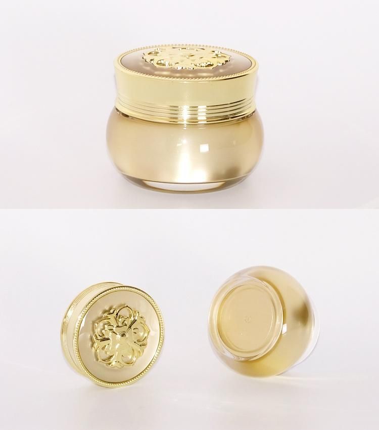 10g 12g 15g 20g 30g 15ml 20ml 30ml 50ml Empty Customized Acrylic Cream Jar and Lotion Bottle Set