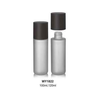 Winpack High Quality Round Grey Plastic Lotion Bottle 120ml Cosmetic Packing Bottle