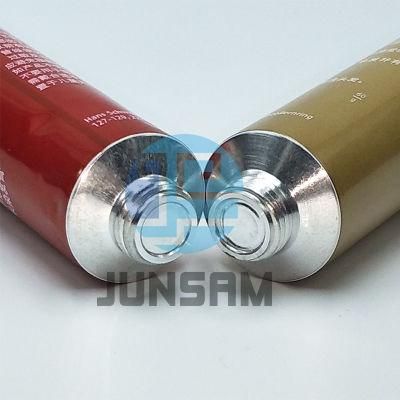 Beauty Color Salon Packaging Aluminum Empty Tubes Pure Aluminum 60g