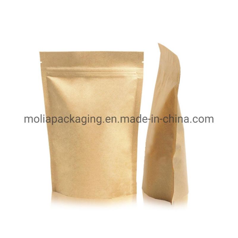 100% Biodegradable Kraft Film Printed Stand up Bag 1/2oz