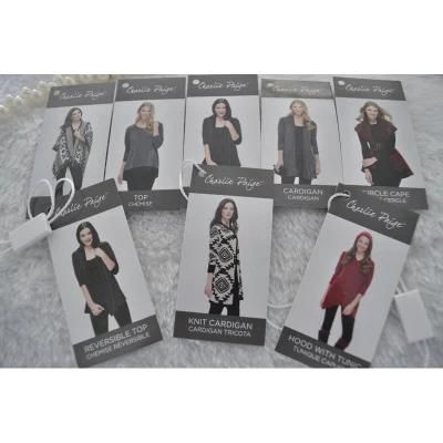 Fashionable Women&prime;s Clothing Hangtag for Customized