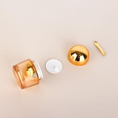 2022 New Deaign Ball Shape Luxury Coametic Jar Plastic Acrylic Jar 50g