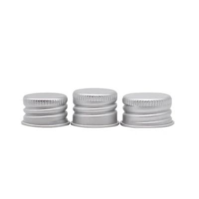 Durable in Use Silver Aluminum Caps for Bottles