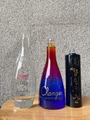Manufacturer Customized 375ml 500ml 750ml 100ml Empty Glass Bottles for Spirits Liquor Beaverage