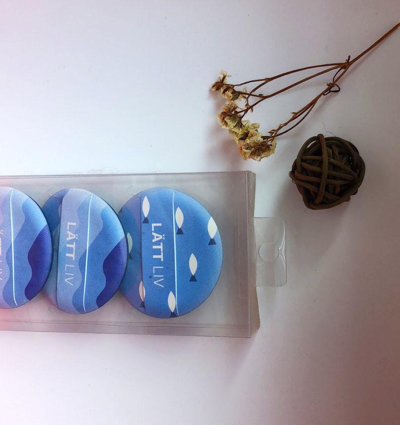 Clear Packaging Plastic Box cosmetic Box for Beauty Puff