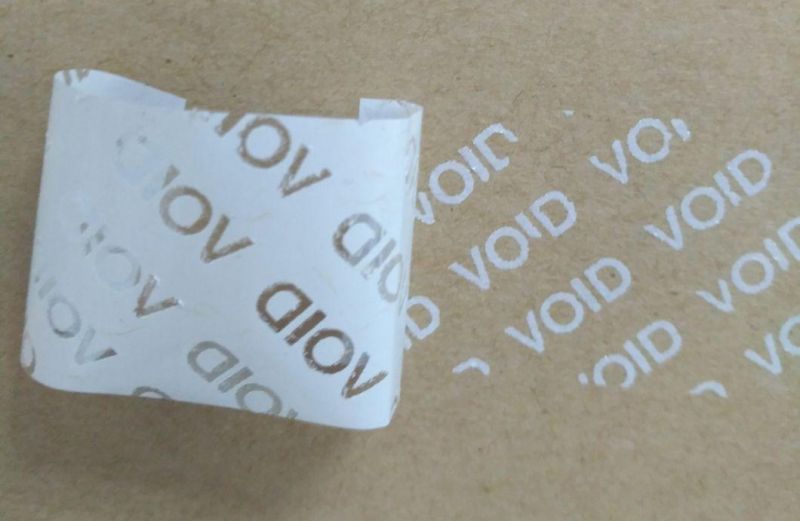 Non-Transfer Tamper Eviden Private Void Label