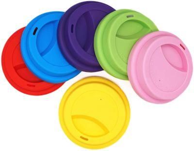 Silicone Drinking Lid Spill-Proof Cup Lids Reusable Coffee Mug Lids Coffee Cup Covers