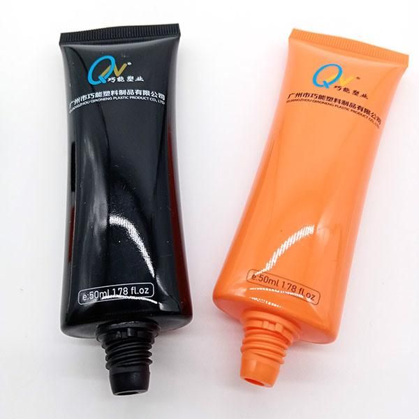 Small Plastic Flat Oval Tube for Hand Cream Packaging