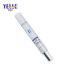 Silver Squeeze Lotion Tube with Long Nozzle Applicator Plastic LDPE 20g Tube