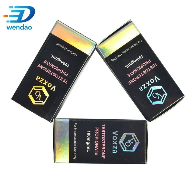 Disposable Cartridges Folding 350GSM Art Paper E Liquid Dropper 10ml Bottle Box Packaging