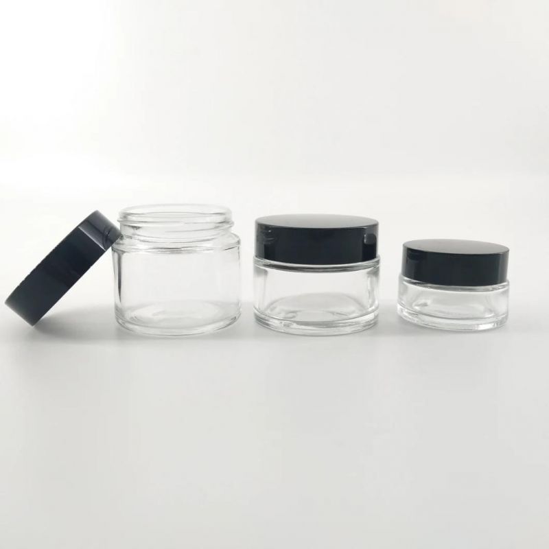 20g 30g 50g Skin Care Luxury Crystal Glass Cosmetic Bottle Empty Cream Packaging Bottle with Lids