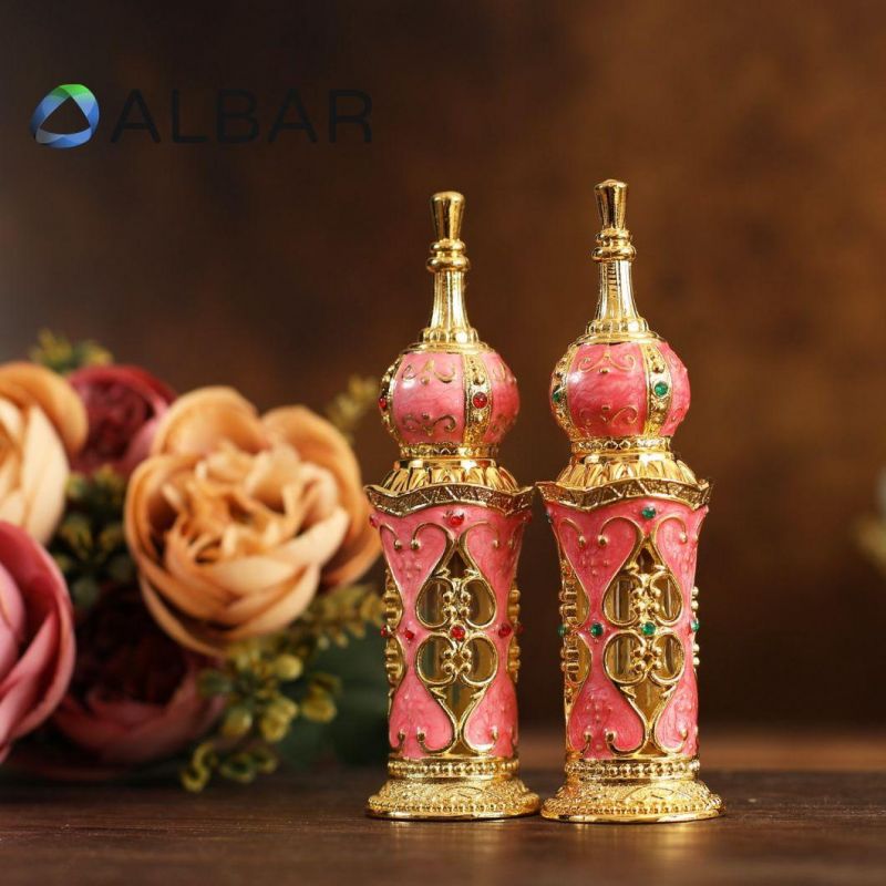 Tower Shape Unique Design Attar Oud Perfume Bottles for Skin Care and Fragrance