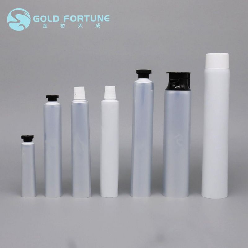 Empty Aluminum Laminated Toothpaste Tube with Screw Cap