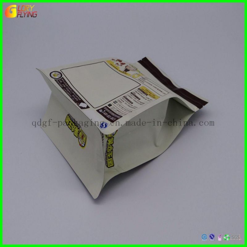 Frozen Food Bag, Transparent Window Plastic Bags with Exquisite Printing Patterns on Three Sides