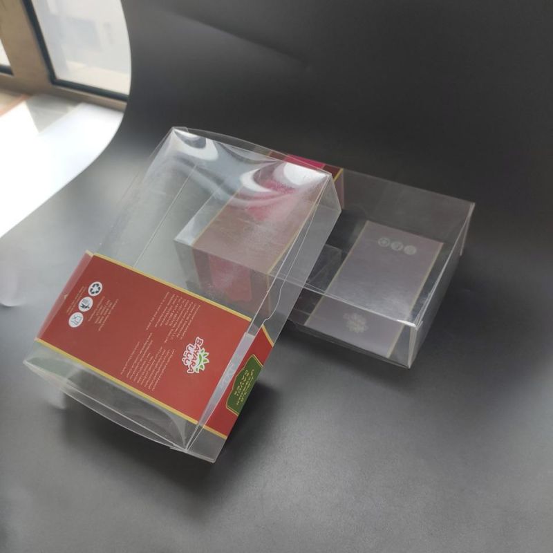 Custom upper and lower gift Plastic PET Food Packaging Boxes
