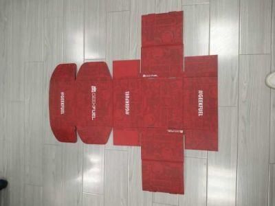 Black and Red Folding Carton Hard Gift Box for Storage