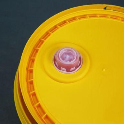 5L Virgin PP Transparent Plastic Bucket with Lids and Handle