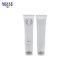 High Quality Empty Tube Grey Frosted Effect Cosmetic Massage Tube with Real Stainless Steel Roller Ball