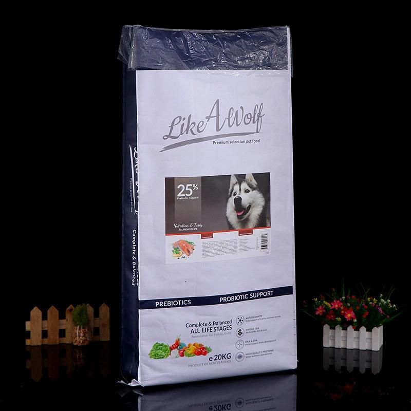 Cat Litter Clean Recyclable BOPP Laminated PP Woven Plastic Cat Litter Bag