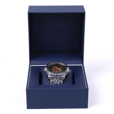 Luxury Custom Logo Popular Wooden Watch Mens Packaging Case PU Leather Storage Gift Watch Box