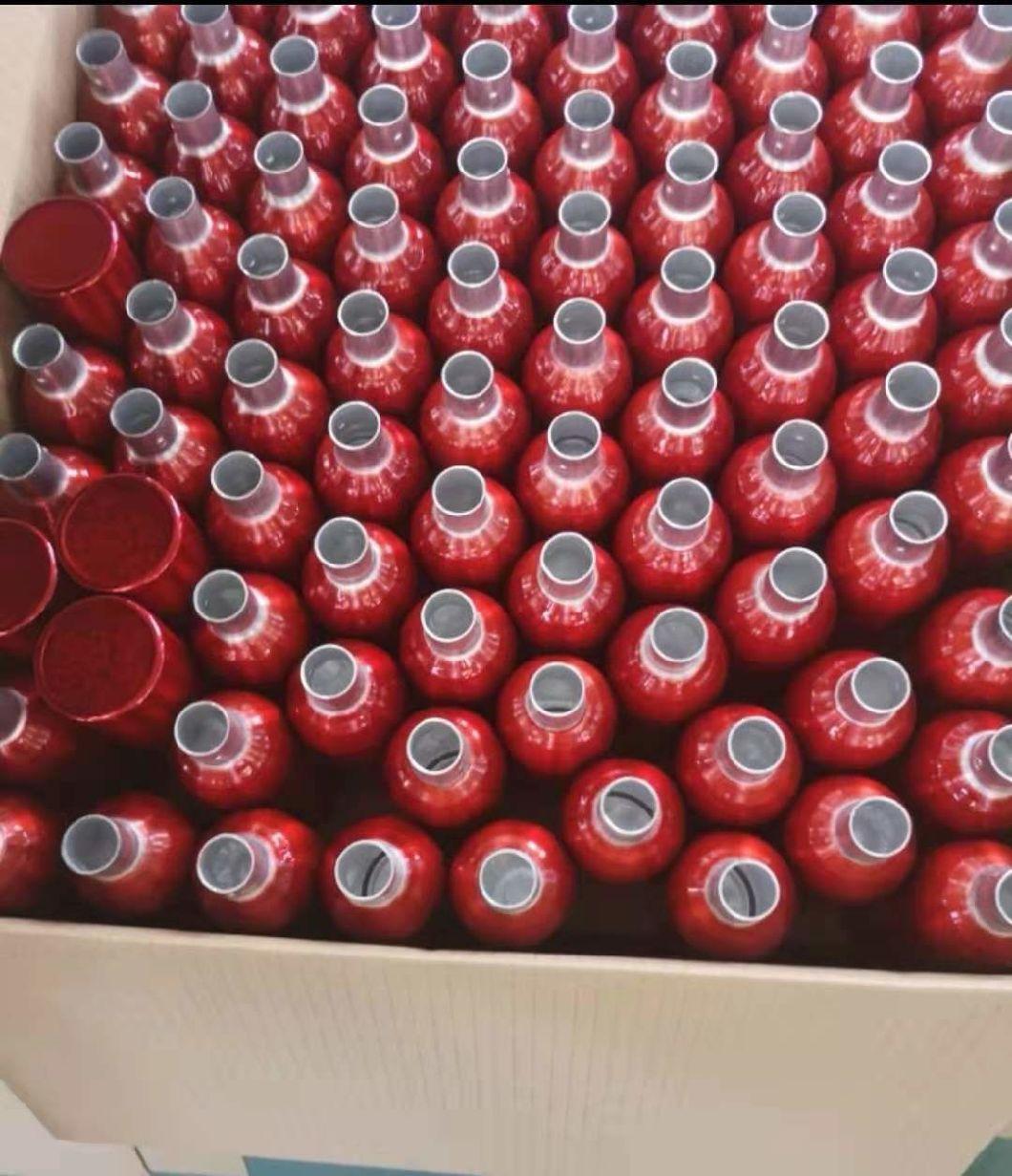 New 500ml Short Aluminum Bottle for Agrochemicals, Essential Oil, Medical