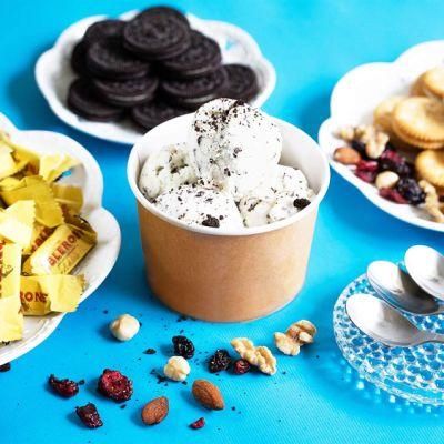 Beverage Shop Eco Friendly Food Grade Bespoke Colorful Disposable Sorbets Ice Cream Bowl