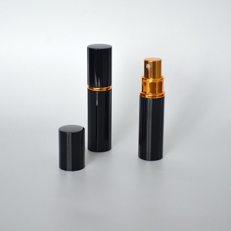 Aluminum Perfume Atomizer with Inner Glass Bottle Mini Pen Spray Bottle Portable Perfume Atomizer Square/Round Refillable Perfume Bottle