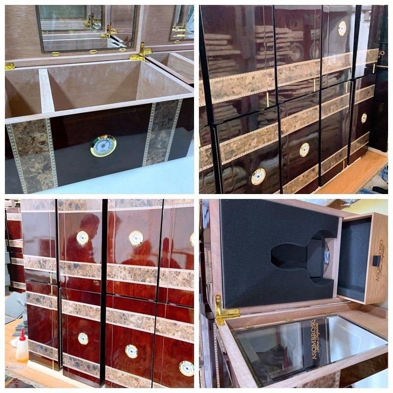 Factory Wholesale Custom Luxury Wooden Perfume Coin Medal Watch Package Box Customized Gift Packaging Box
