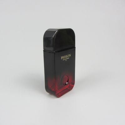 100ml Black Rectangle Square Glass Perfume Bottle