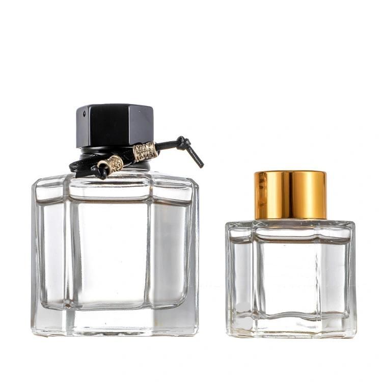 Custom Label 50ml 100ml 150ml Empty Hexagon Aroma Glass Reed Diffuser Bottle