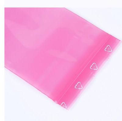 LDPE Antistatic Pink Plastic Bag