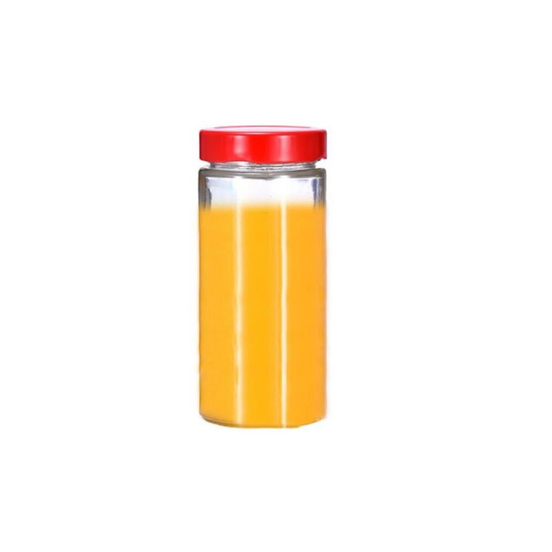 280ml 9oz Round Straight Side Food Container Jam Honey Glass Jar with Deep Lid