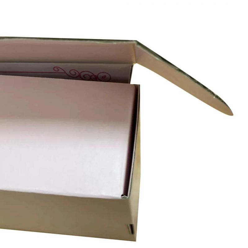 Large Carton Flat Folding Shoe Gift Apparel Box Foldable Rectanglg Carton Big Corrugated Paper Package