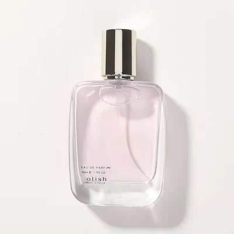 Square Shaped 30ml 50ml 100ml Perfume Glass Bottle Fragrance Mist Sprayer Glassware Scent Atomizer Glass Container Cosmetic Bottle Beauty Case