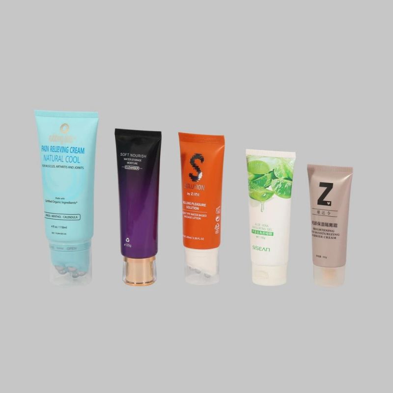 OEM Plastic Body Lotion Tube Soft Facial Cleanser Tube Packaging